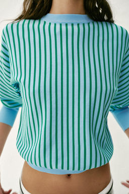 SUDADERA PUNTO RAYAS / ?nico - Zara фото 3