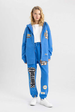 Толстовка на молнии с капюшоном Cool Airwalk Oversize - Defacto фото 6