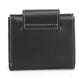 Портмоне женское Croco-ПР-906 натуральная кожа 1 отд, 4 карм, черный флотер (40) 228565  фото 2