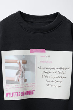 BALLET PHOTOGRAPH SWEATSHIRT