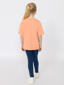 CRB wear/CSKG 63761-47-395 Футболка для девочки,персиковый/Ex.Cherubino  фото 3