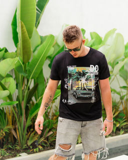 Футболка мужская из хлопка FM008 - Sahar art lab фото 4