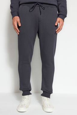 TRENDYOL MAN Antrasit %100 Pamuk Regular/Normal Kesim Harf Nak?sl? Jogger Esofman Alt? TMNAW24EA00014 - Trendyolmilla фото 5