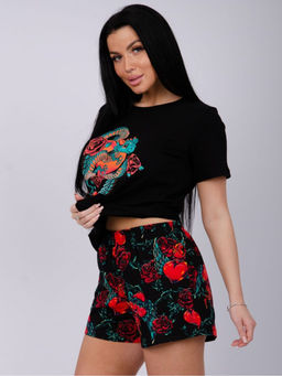 Пижама "Джису" шорты, трикотаж