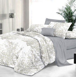 Простыня на резинке 120*200 см, сатин Престиж, борт 25 см (Сказки леса (компаньон)) - Ивановотекстиль фото 5