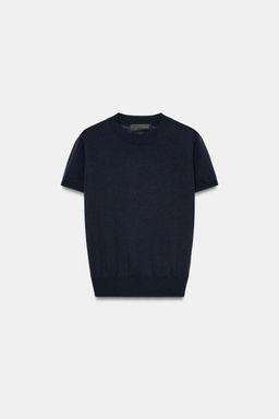 TOP PUNTO CON LANA / Marino - Zara фото 6