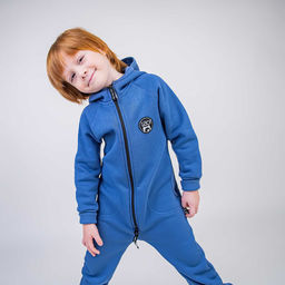 Комбинезон с карманами Деним утепленный - Bungly фото 10