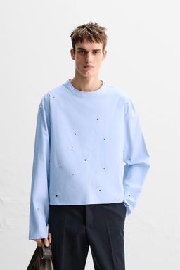 LIMITED EDITION STUDDED SHIRT - Zara фото 2