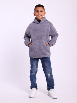 ТД034 Худи с капюшоном (серый) - Милаша фото 5