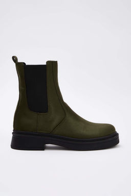 Kahverengi Suet Duz Tabanl? Chealsea Kad?n Bot TAKAW26BO00085 - Trendyolmilla фото 8