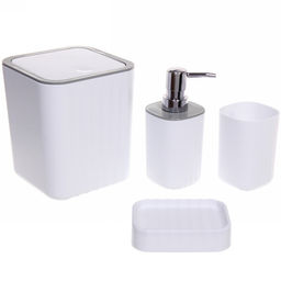 Набор для ванной из 4-х предметов "Жемчуг"