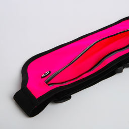 Сумка поясная на молнии, светоотражающие элементы, цвет розовый - Simaland фото 5