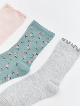 ?i?ekli Kad?n Soket ?orap 5li