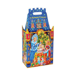 Детский сладкий новогодний подарок Замок - Рубин фото 2