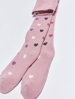 Desenli K?z ?ocuk Kal?n Havlu K?lotlu ?orap - Waikiki фото 2