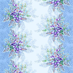 Колокольчики Скатерть рогожка 150х150см, 171г/м2, хлопок 100%, Домашняя мода (Россия)  фото 3