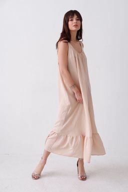 Платье Мальдивы для пляжа и фотосъёмки в цвете экрю - Martichelli фото 9