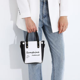 Сумка-тоут на молнии, цвет чёрный - Simaland фото 9