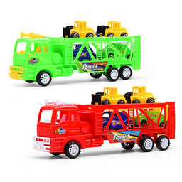 Автовоз с экскаватором, под колпаком