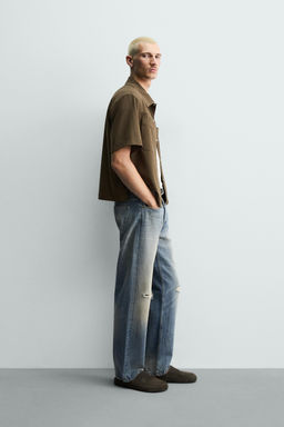 CAMISA T?CNICA RELAXED FIT / Tabaco - Zara фото 4