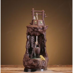 Подставка для благовоний TAKE IT EASY «Колодец», набор благовоний конусы, стелющийся дым, 25×10×10 см, с подсветкой, батарейки LR=44