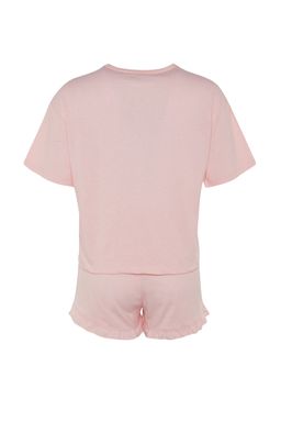 Trendyolmilla Pembe F?rf?rl? Bask?l? Sortlu Orme Pijama Tak?m? THMSS22PT0422  фото 28