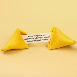 Цена за 3 шт. Печенье с предсказанием Дарю счастье, 1 шт. - Simaland фото 2