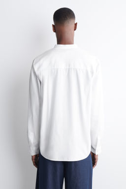 CAMISA DE ALGOD?N CON CUELLO MAO - H&m фото 3