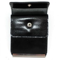 Зажим для купюр Premier-Z-28 натуральная кожа черный глянцевый (89) 198890 фото 4