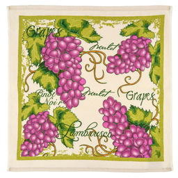 Салфетка кухонная 45х45см "Виноград" хлопок 100%, Bolangde (Китай)