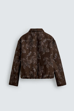FLORAL JACQUARD JACKET - Zara фото 8