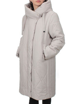 1119 LT. BEIGE Пальто зимнее облегченное женское (холлофайбер 150 гр.) - Fashion фото 5