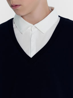 Джемпер для мальчиков в черном цвете - Mark formelle фото 5