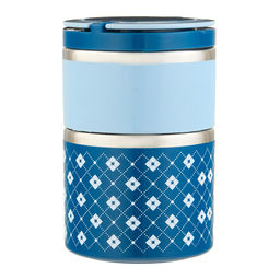 Ланч-бокс, 985 мл, сохраняет тепло 2 ч, 2 уровня - Simaland фото 3