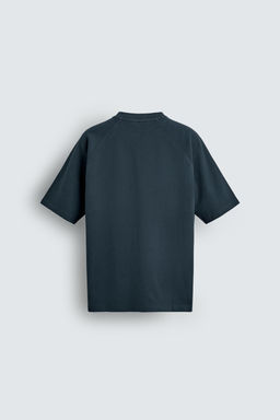 CAMISETA CUELLO POLO BASEBALL / Azul medio - Zara фото 8