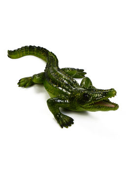 Садовая фигура из полистоуна «Крокодил», 35×15×7 см, Greengo