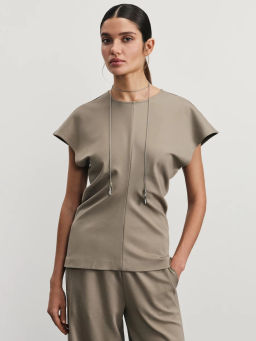 Топ с драпировкой на талии / Zarina