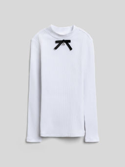 ACOOLA / Джемпер детский для девочек Adonis белый  фото 3