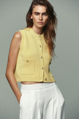 PLAIN KNIT TOP - Zara фото 2