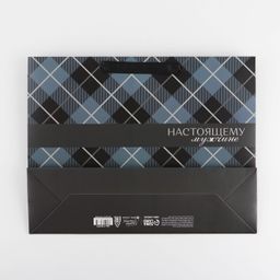 Пакет подарочный ламинированный, упаковка, «Man», L 40 х 31 х 11.5 см