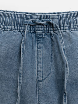 ACOOLA / Шорты джинсовые детские для девочек Meleis синий  фото 4