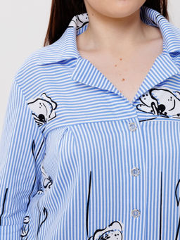 Блузка женская БЖ-73 (кулирка) Пудра - Elenatex фото 5