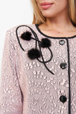 БЕЛАРУСЬ Жакет Д 3131/черно-розовый