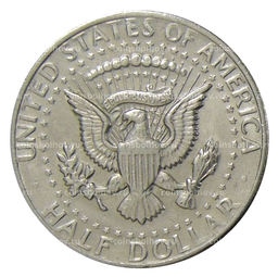 Монета 1/2 доллара (50 центов) 1972 года D CША