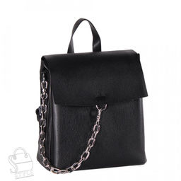 Рюкзак женский кожаный 5922Q black Polina&Eiterou/30 в Новосибирске