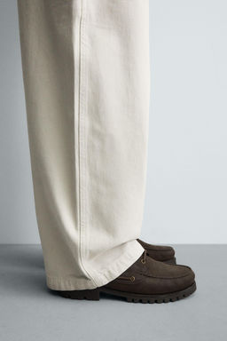 LEATHER DECK SHOES - Zara фото 9