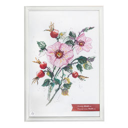 Рамка Gamma ПРК-22 40 х 60 см пластик. с оргстеклом под белое дерево