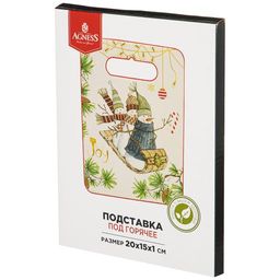 ПОДСТАВКА ПОД ГОРЯЧЕЕ ЗИМНЯЯ ЗАБАВА 20*15*1 СМ. - Lefard фото 2