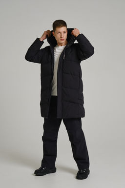 Пуховик средней длины Черный - Anta фото 2