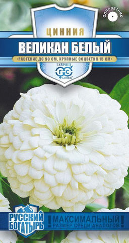 Великан белый цинния 0,3гр (г)